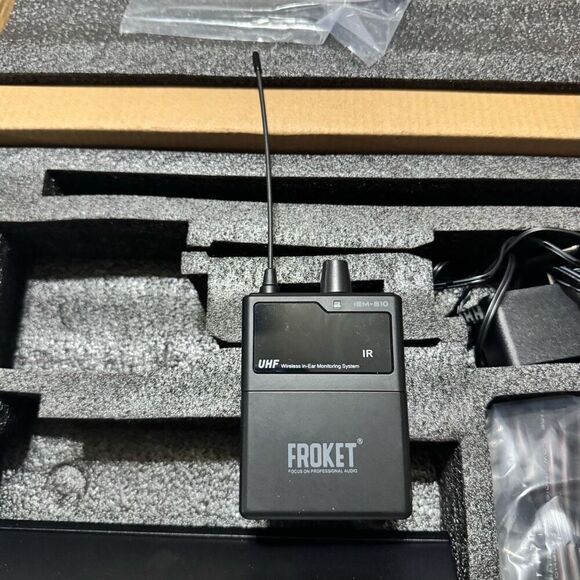 FROKET IEM810 PRO UHF Mono Wireless in Ear Monitor System 1 Body Pack - Picture 5 of 10
